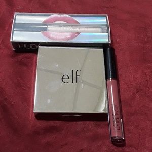 2 glosses, a highlight blush and bronzer palette